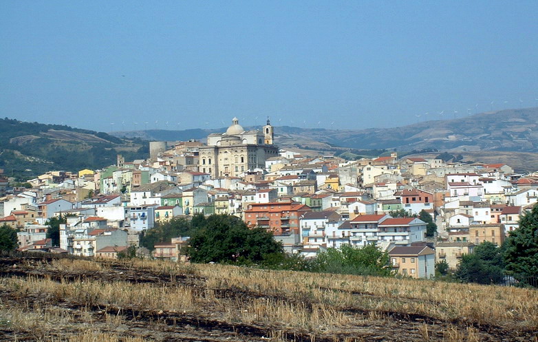 The village of Biccari in the Monti Dauni