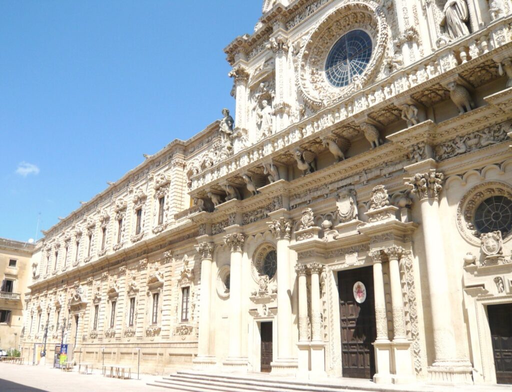 The basilica of Santa Croce in Lecce, the emblem of the Lecce baroque