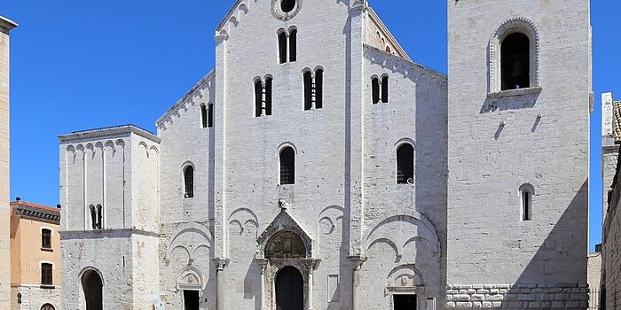 The basilica of San Nicola in Bari