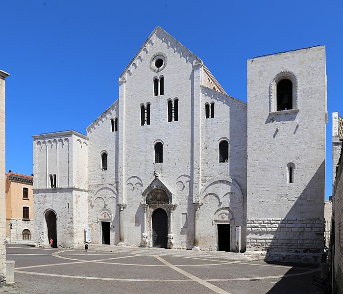 The basilica of San Nicola in Bari