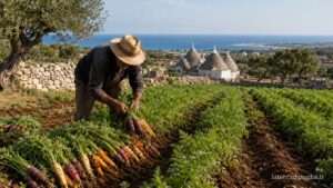 The carrot of Polignano, a Slow Food presidium