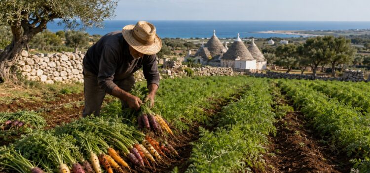 The carrot of Polignano, a Slow Food presidium