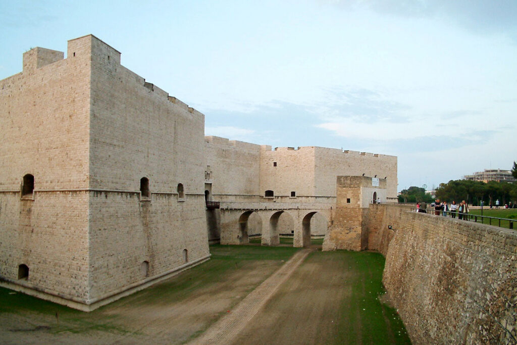 The castle of Barletta, one of the best preserved in Frederick II’s Puglia