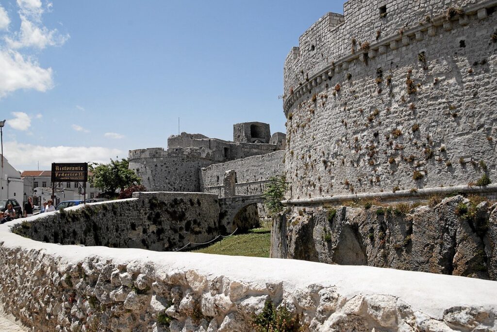The castle of Monte Sant’Angelo on the Gargano, part of Frederick II’s network of fortresses