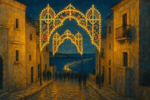 Ferragosto in Puglia, the traditional luminarie