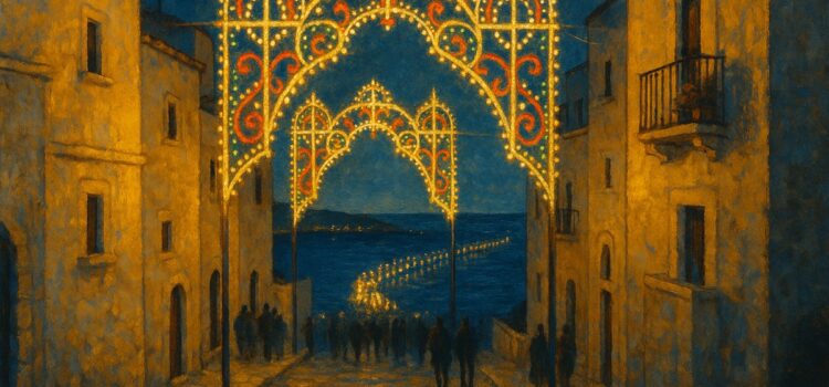 Ferragosto in Puglia, the traditional luminarie
