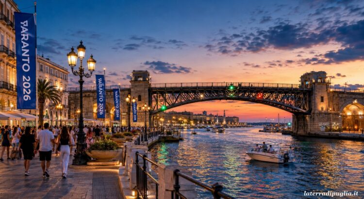 The swing bridge of Taranto, Mediterranean Games 2026