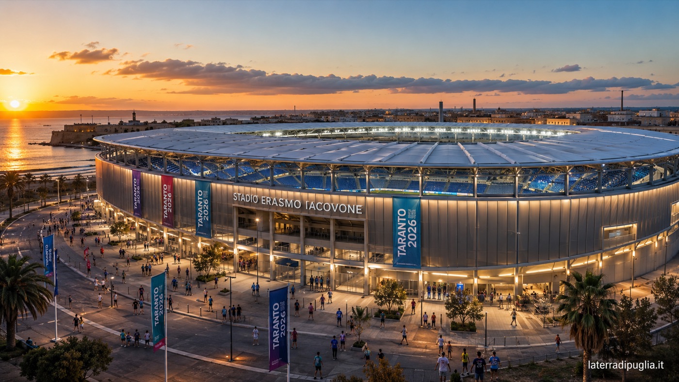 The Erasmo Iacovone stadium in Taranto