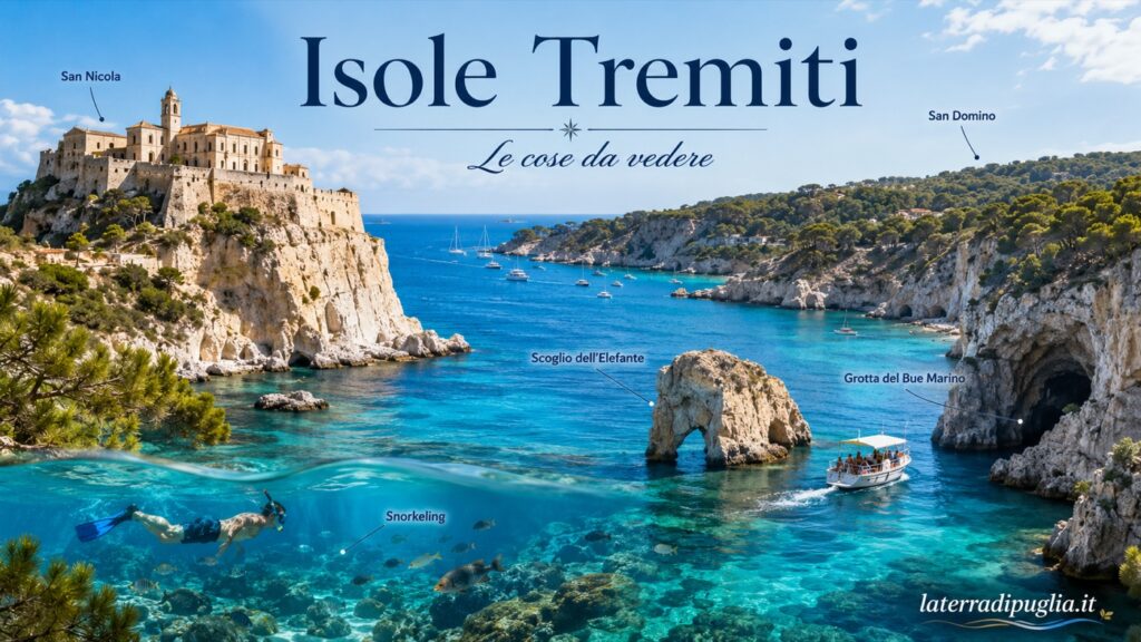 The Tremiti islands off the Gargano coast