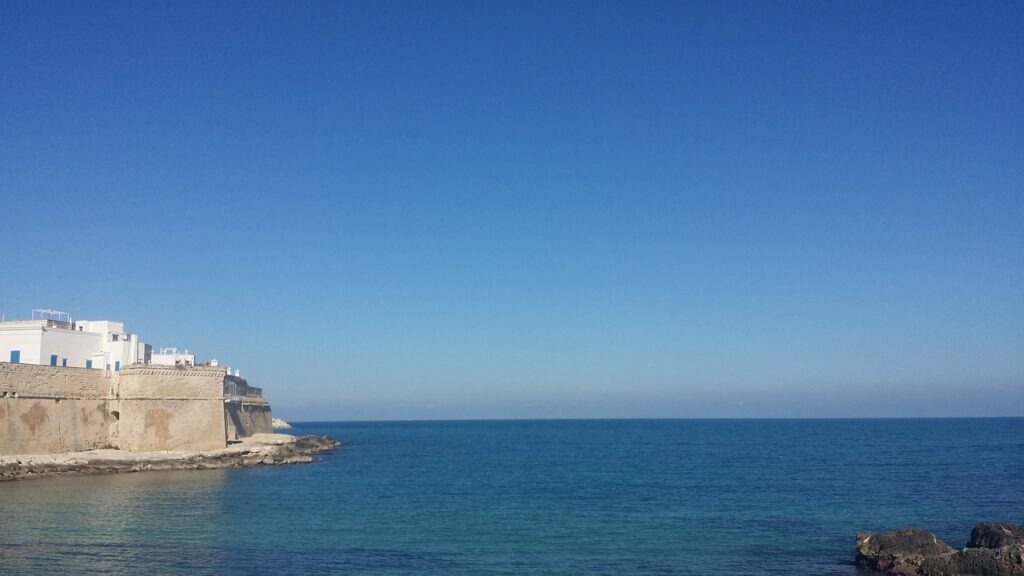 The coast at Monopoli