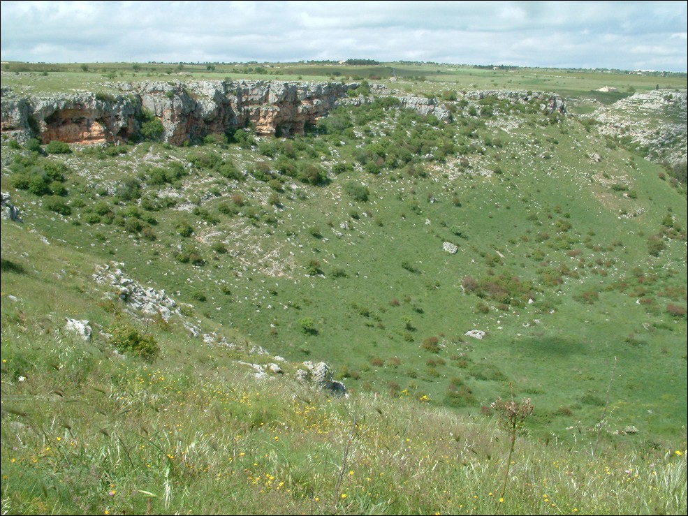 The Pulo, a karst sinkhole near Altamura