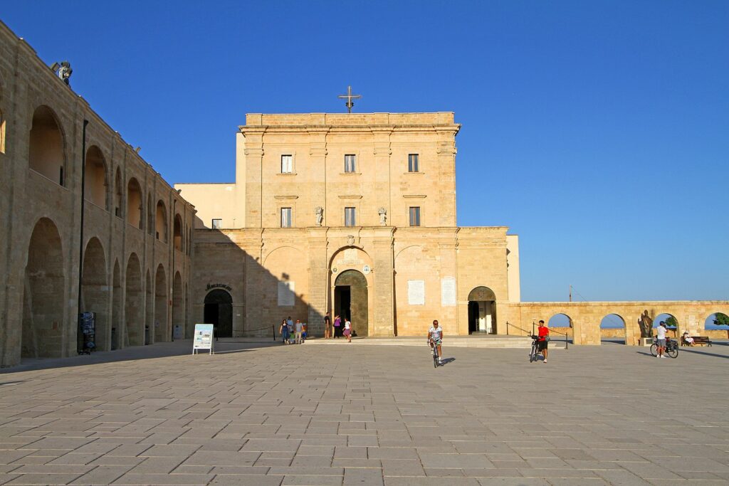 The sanctuary of Santa Maria di Leuca at the Finibus Terrae