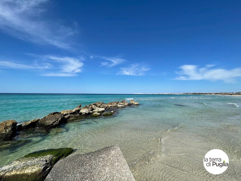 A beach at Gallipoli on the Ionian sea