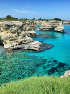 Torre Sant Andrea on the Adriatic coast of the Salento
