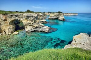 Torre Sant Andrea on the Adriatic coast of the Salento