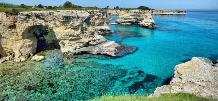 Torre Sant Andrea on the Adriatic coast of the Salento