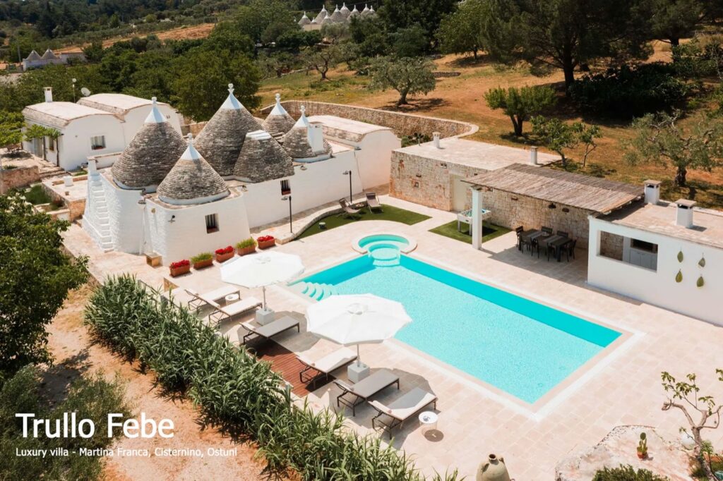 A trullo in the countryside near Martina Franca
