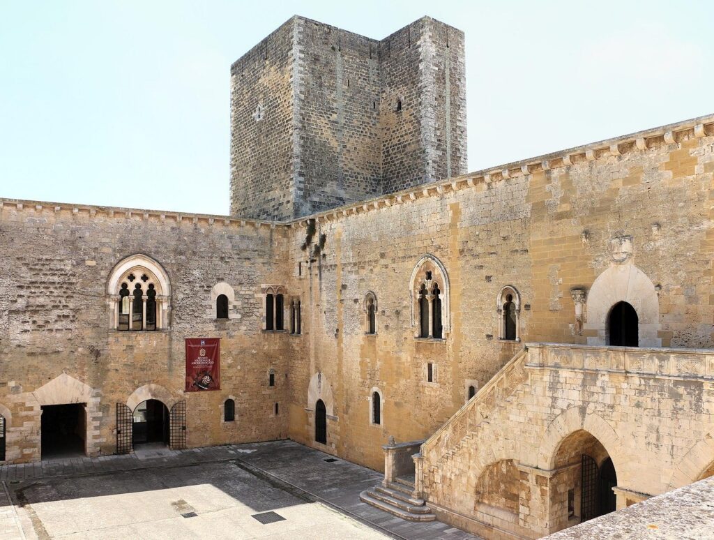 The castle of Gioia del Colle, home of the bas-relief with the bust of Frederick II